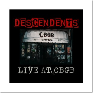 descendents live at cbgb Posters and Art